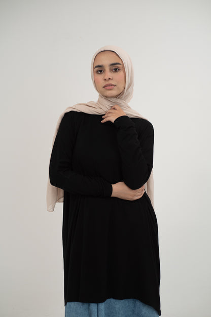 Cotton Breeze Top - Black