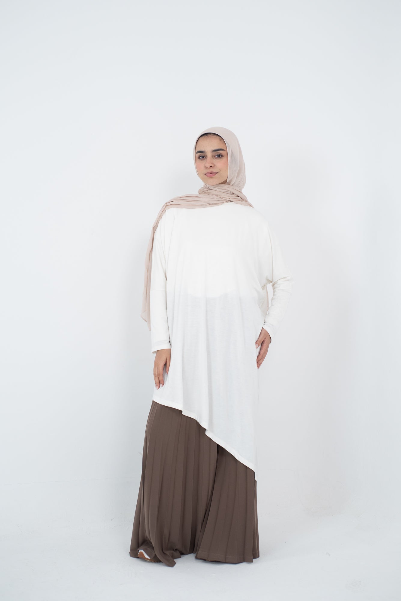 Breezy Bliss Long Shirt- White