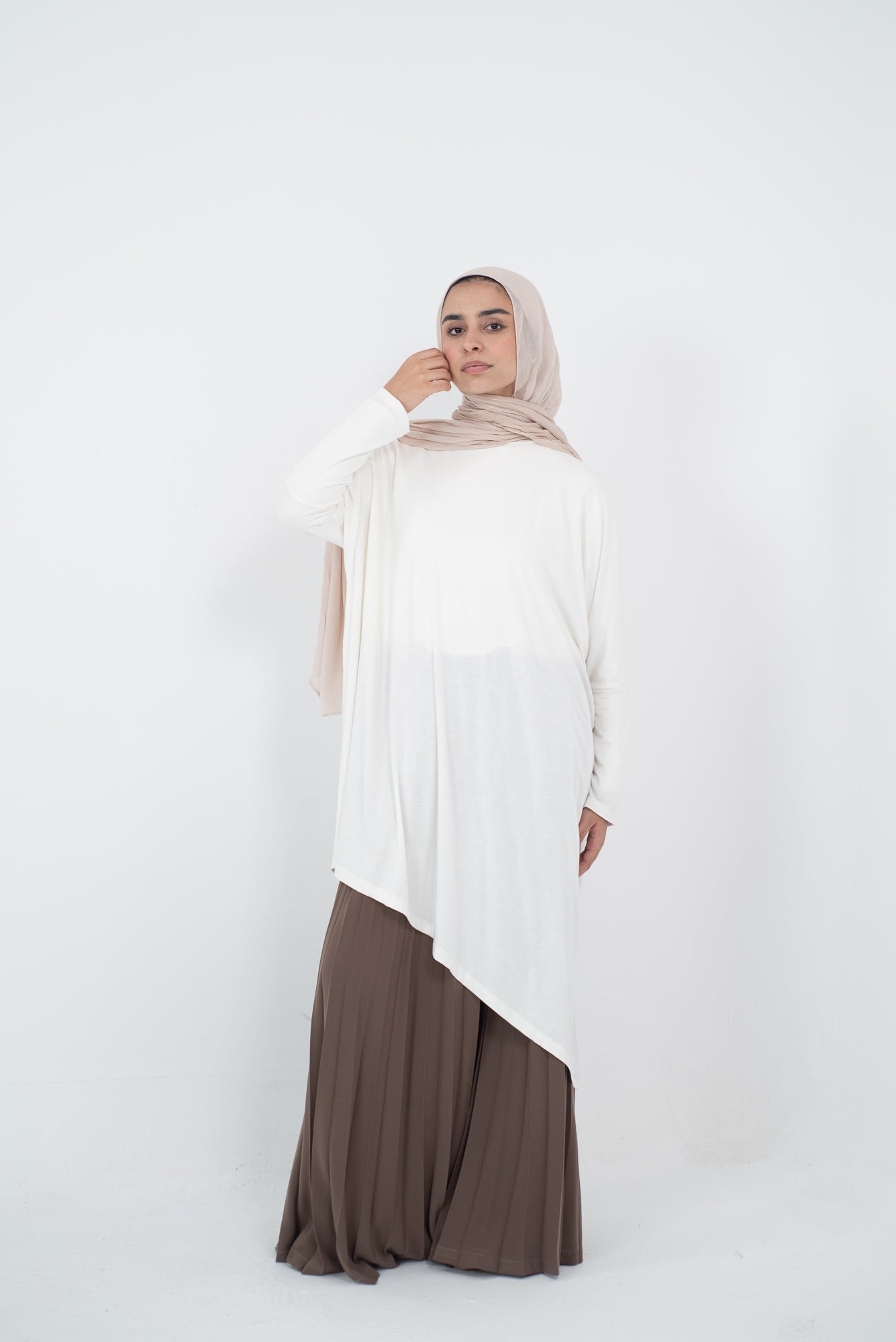 Breezy Bliss Long Shirt- White