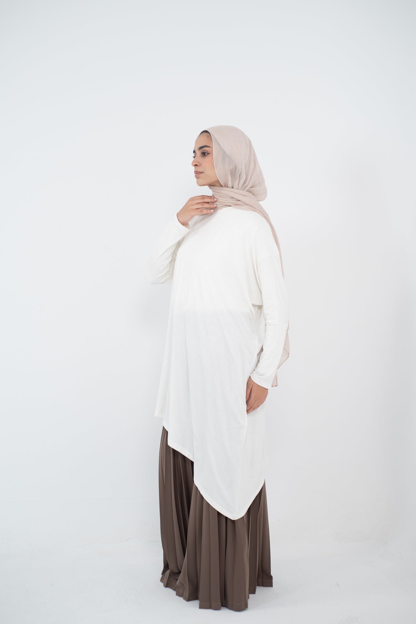 Breezy Bliss Long Shirt- White