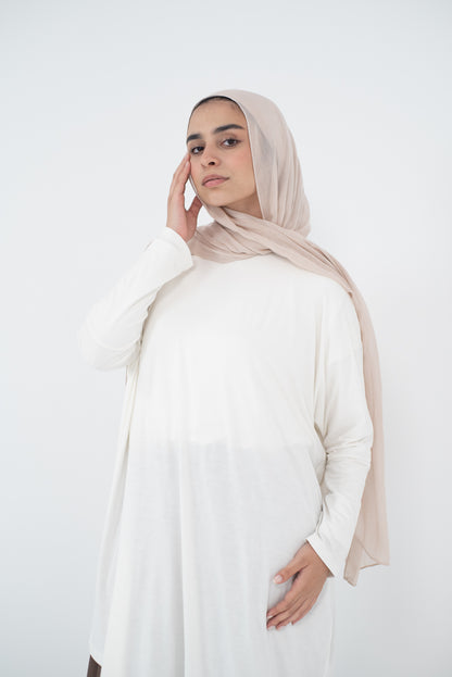Breezy Bliss Long Shirt- White