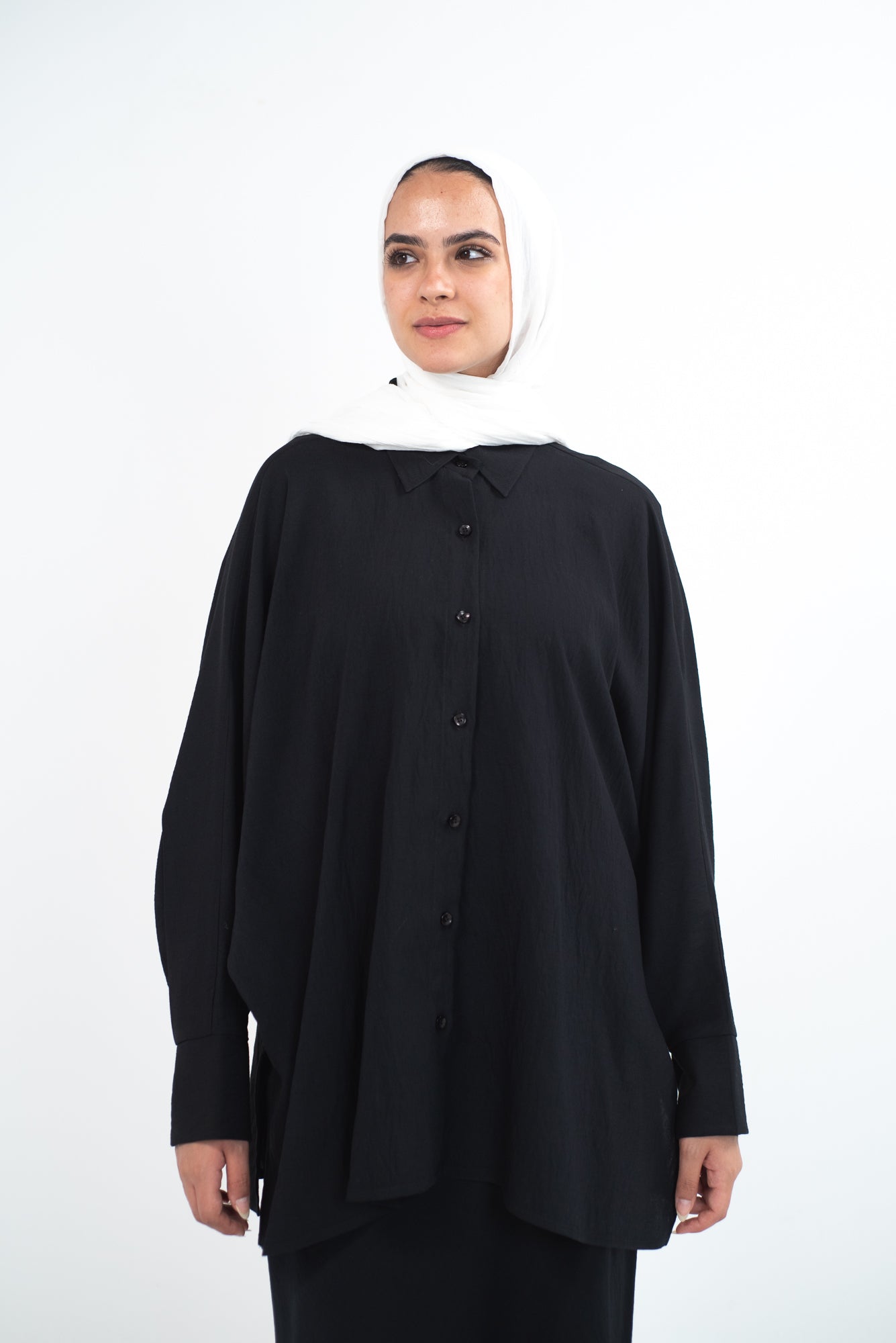 FLARE & FLOW LINEN SET - Black