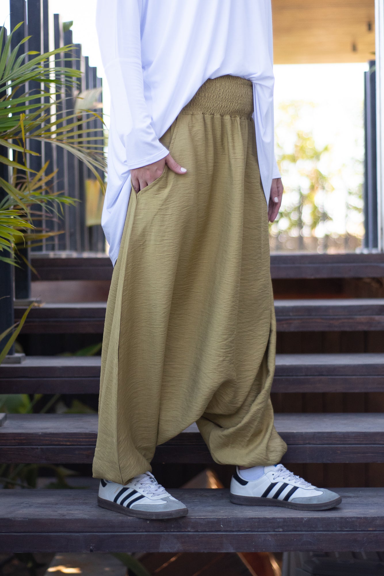 Harem Pants - Kiwi
