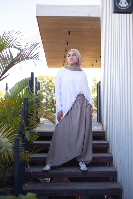 Harem Pants - Café