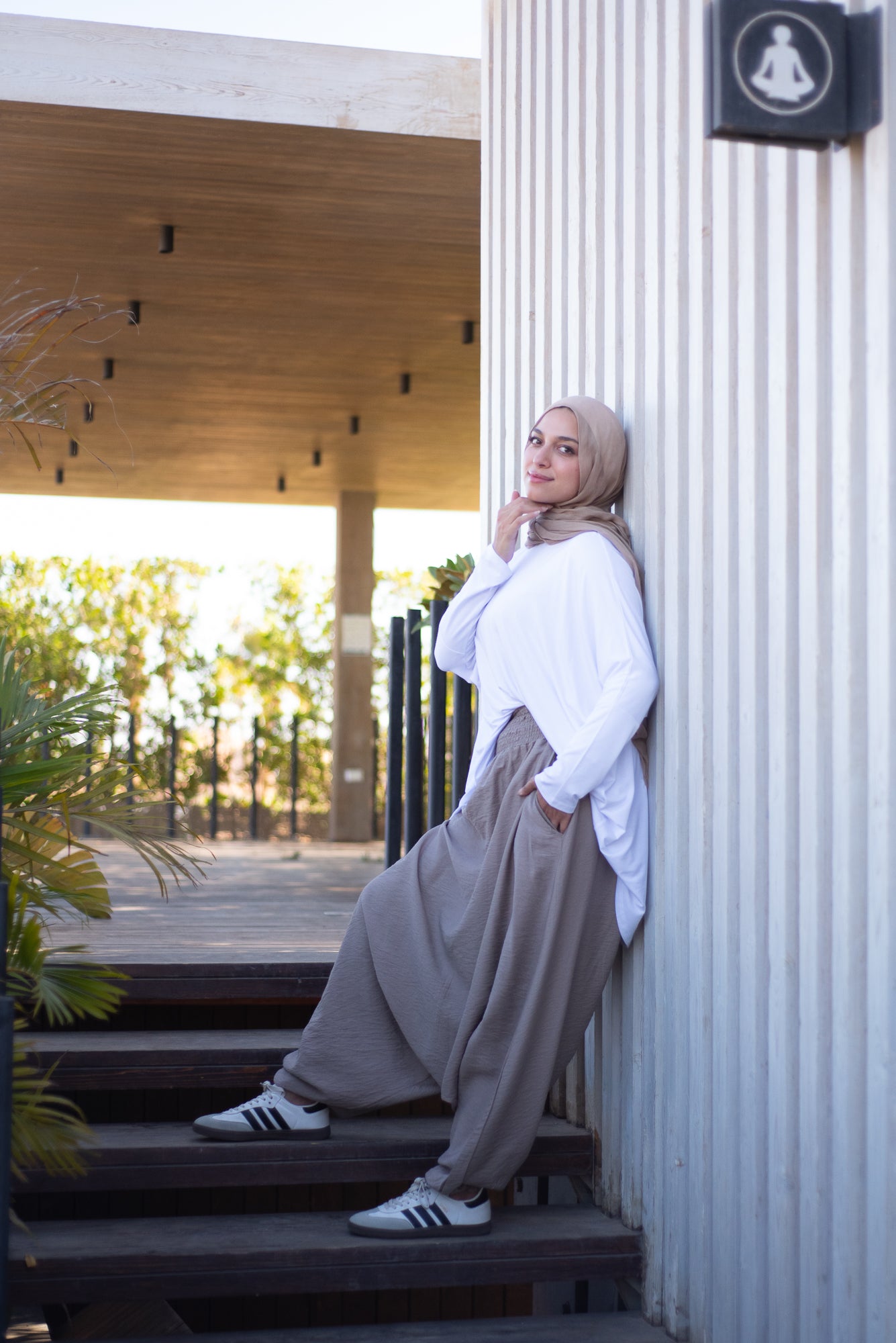 Harem Pants - Café