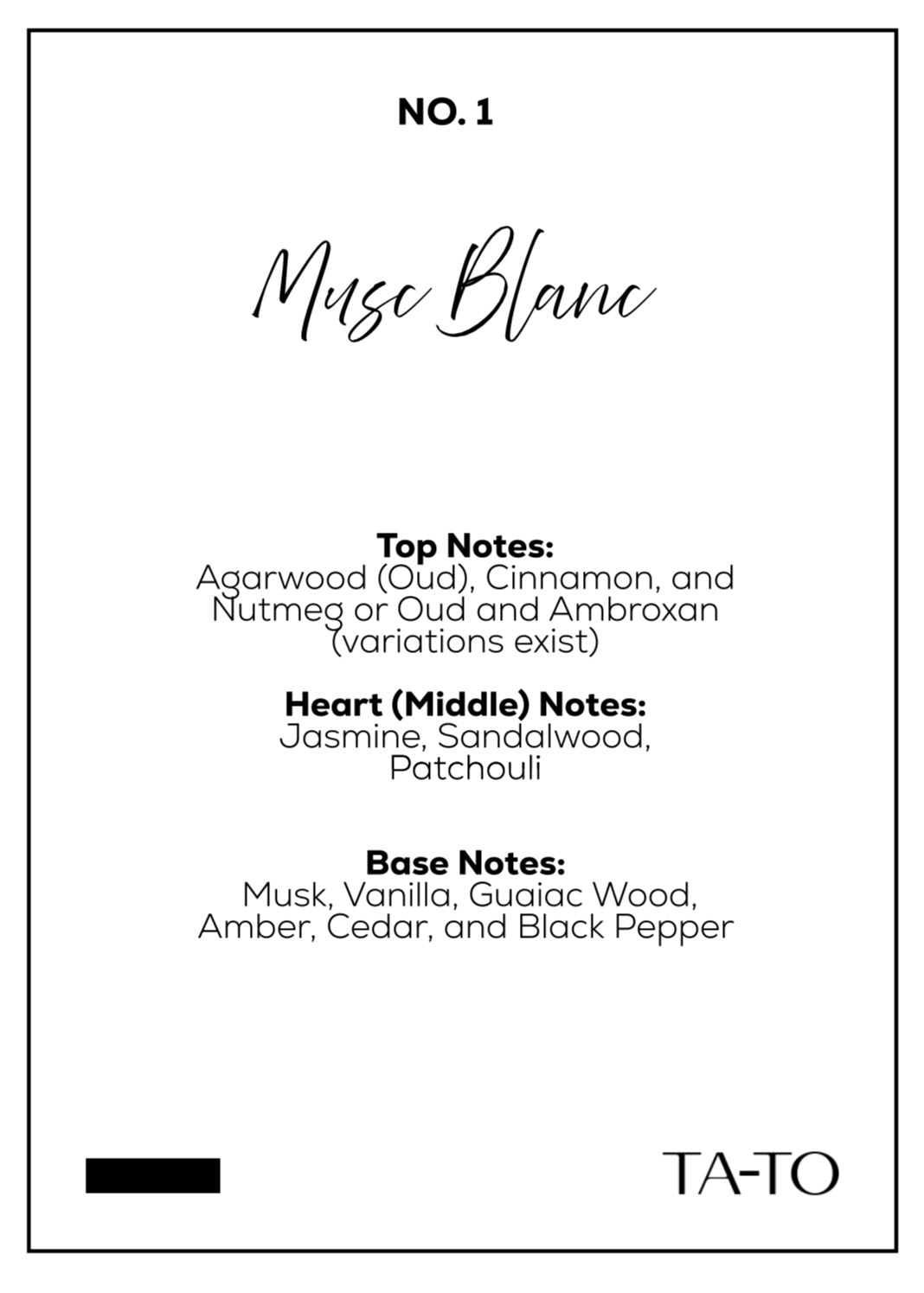 Musc Blanc - Eau de Parfum