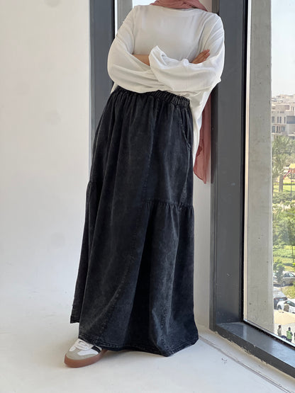 Fine Frills - Washed Black
