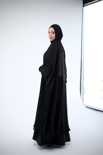 Chiffon Pleated Cape