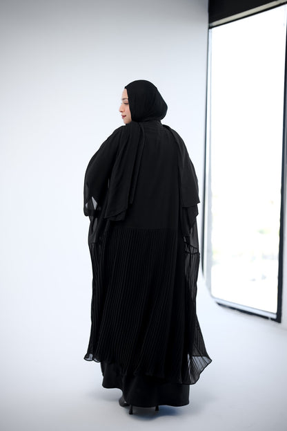 Chiffon Pleated Cape