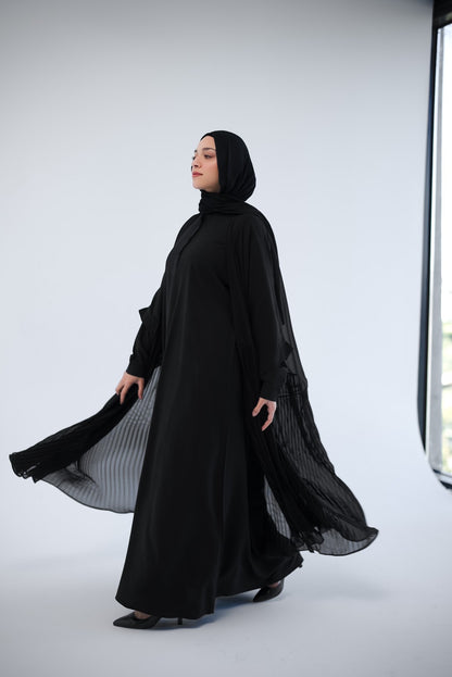 Chiffon Pleated Cape