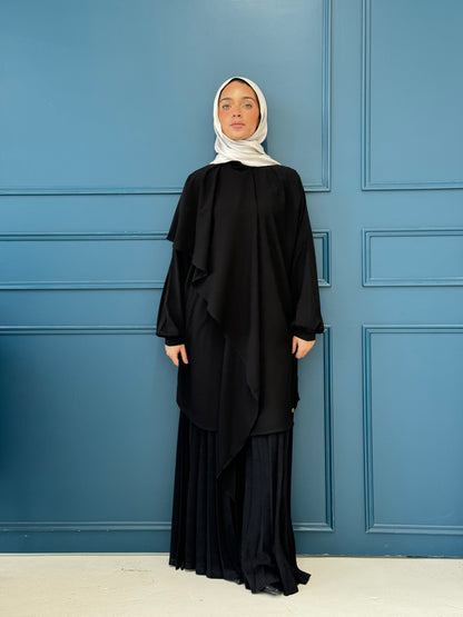 Ruffle Reverie - Black