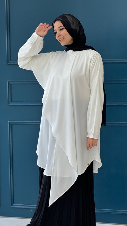 Ruffle Reverie - White