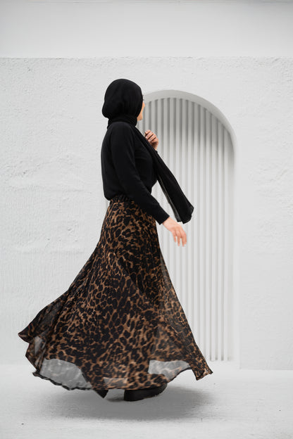 Pleats Perfection - Leopard