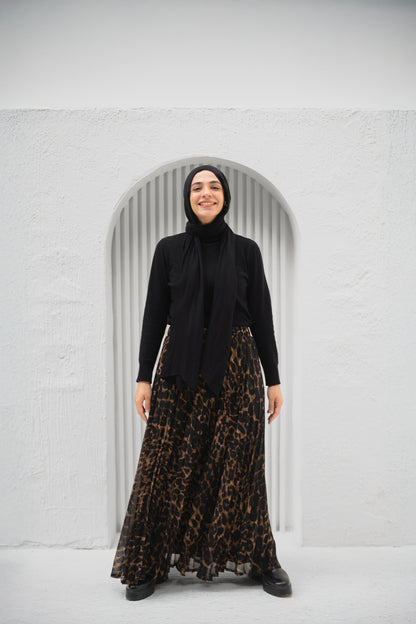 Pleats Perfection - Leopard