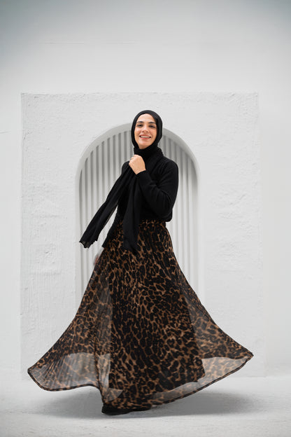 Pleats Perfection - Leopard