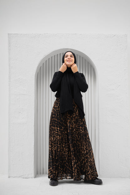 Pleats Perfection - Leopard