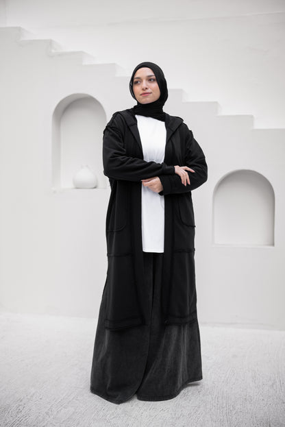 Casual Cuddle Cardigan - Black