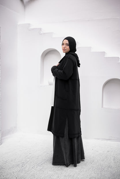 Casual Cuddle Cardigan - Black