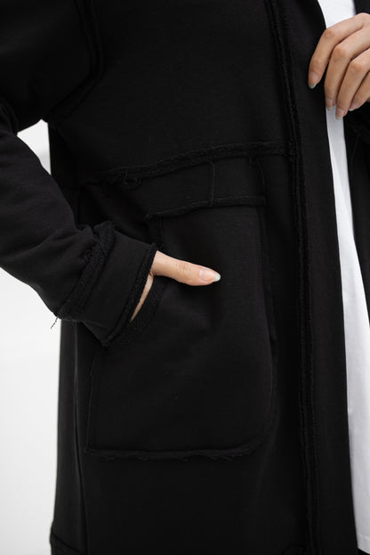 Casual Cuddle Cardigan - Black