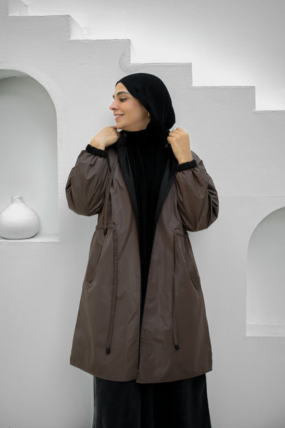 Double Daze Wind Breaker - Brown