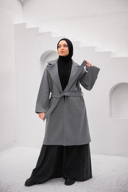 Eternal Elegance Coat - Grey
