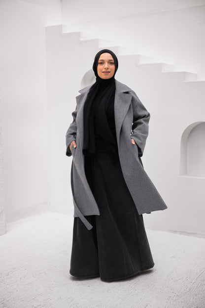 Eternal Elegance Coat - Grey