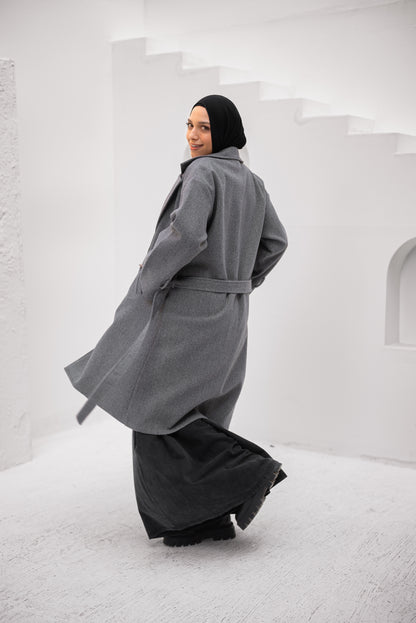 Eternal Elegance Coat - Grey