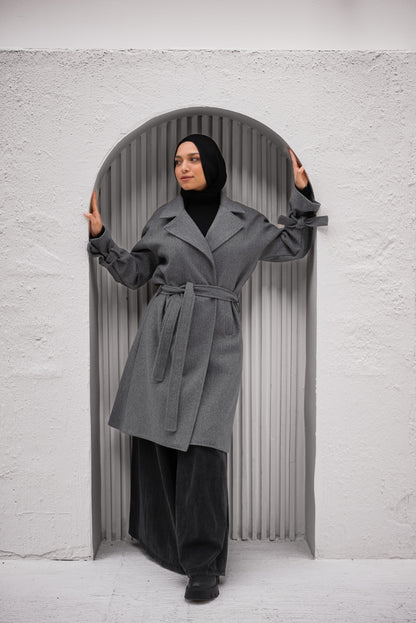 Eternal Elegance Coat - Grey