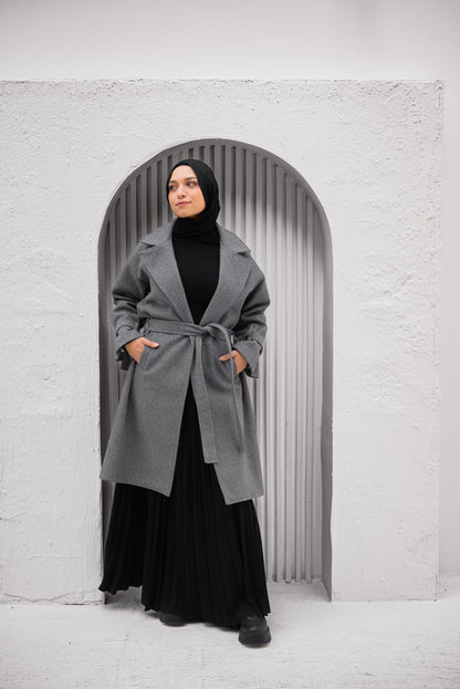 Eternal Elegance Coat - Grey