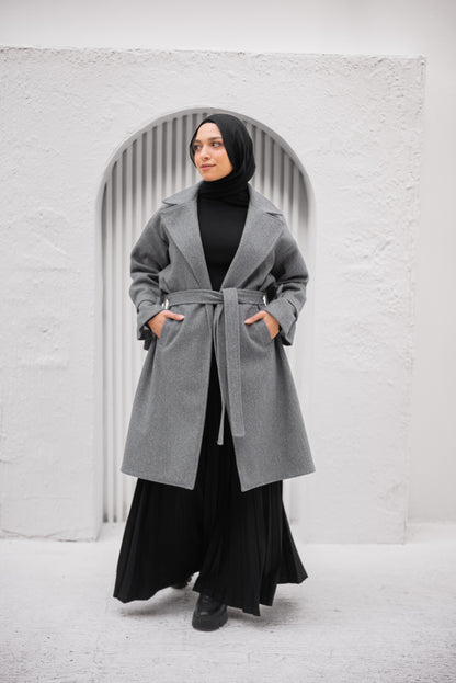 Eternal Elegance Coat - Grey