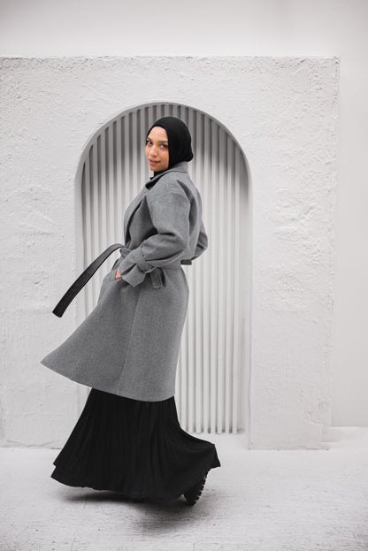 Eternal Elegance Coat - Grey