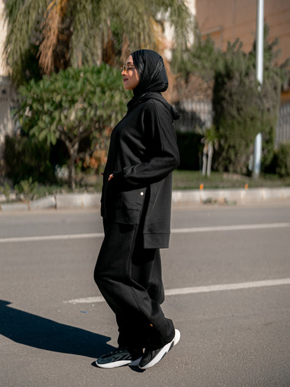 Comfy Casual Set - Black