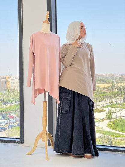 Twilight Twist Top - Beige
