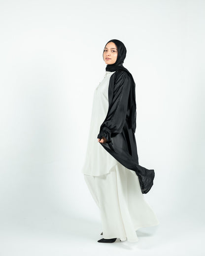 Silk Cardigan - Black