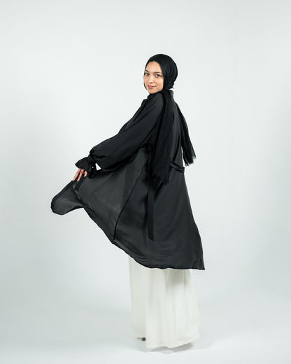 Silk Cardigan - Black