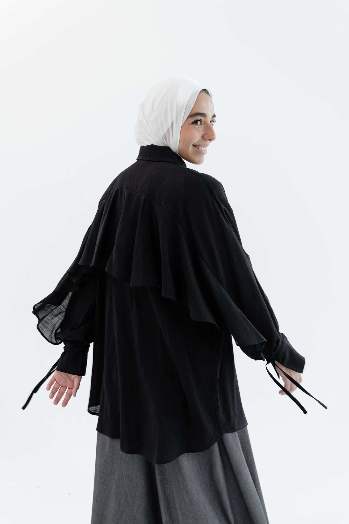 Bloomline Blouse - Black