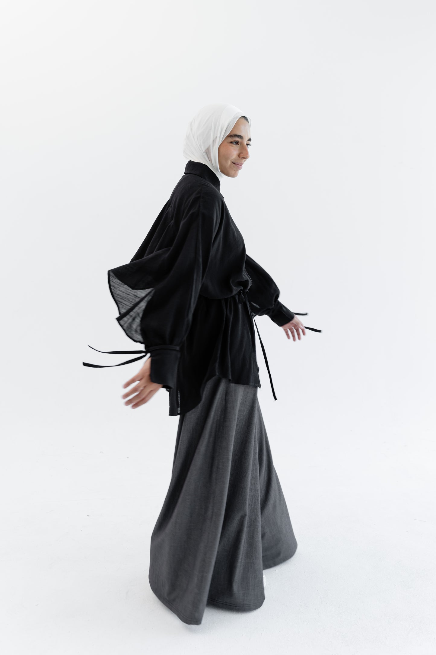 Bloomline Blouse - Black