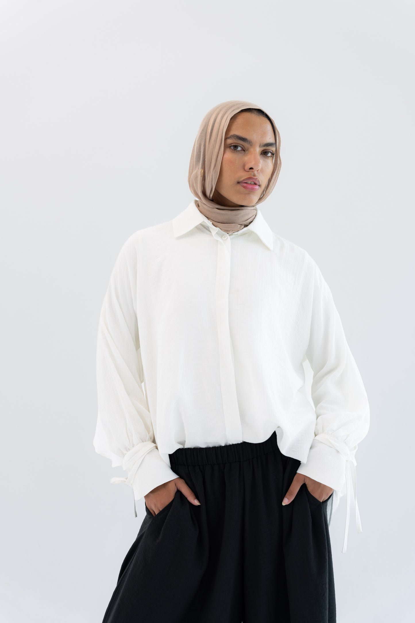 Bloomline Blouse - White
