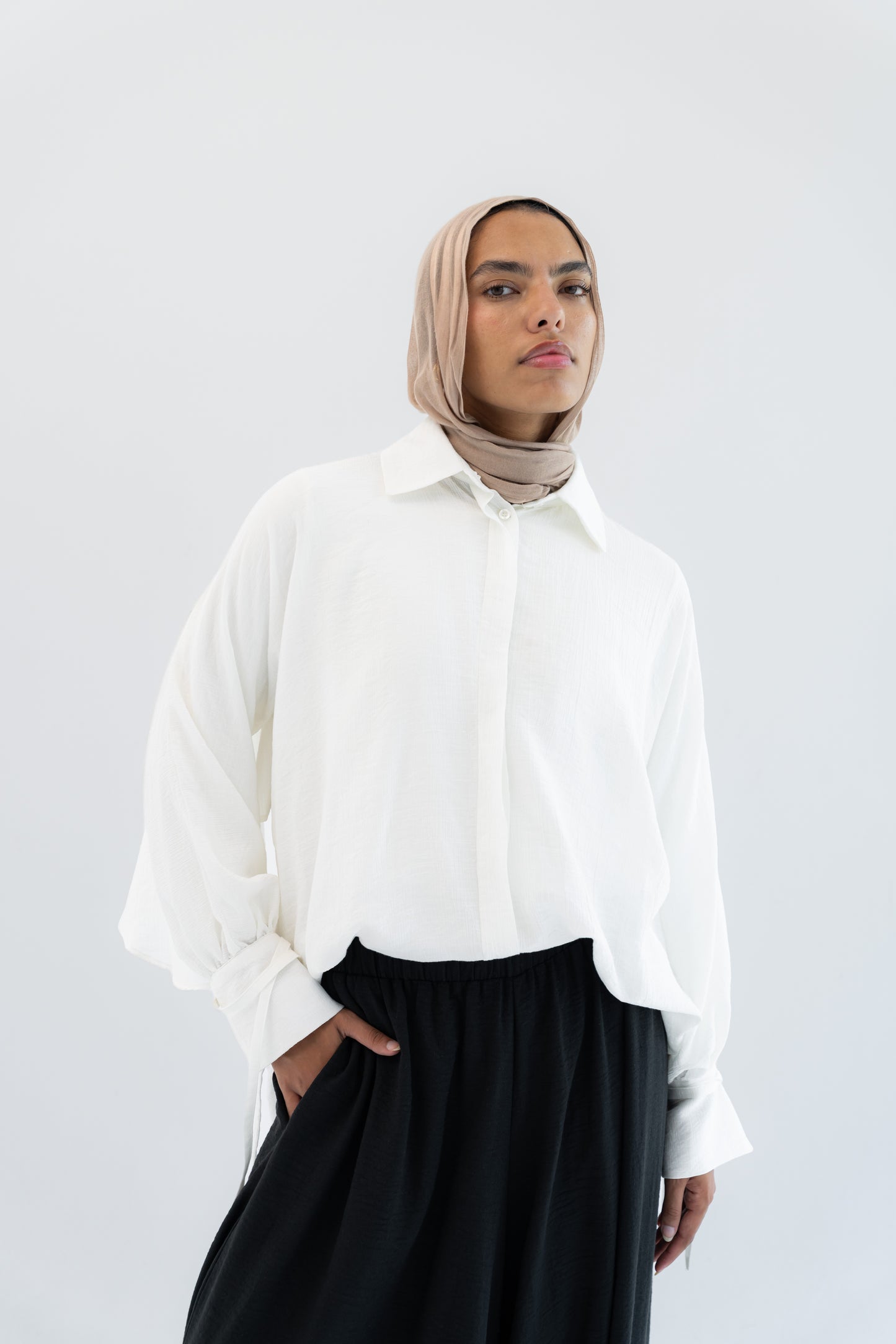 Bloomline Blouse - White