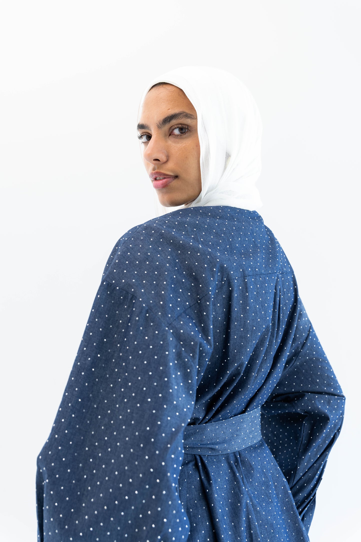 Glimmer Denim Shirt - Dark Blue