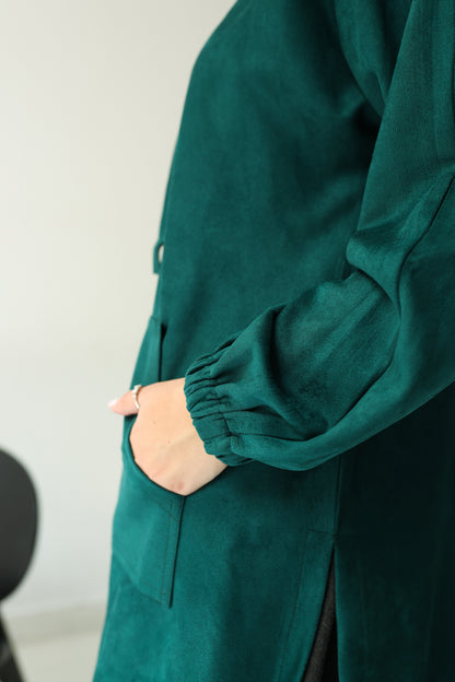 Bloom Hood Top - Green